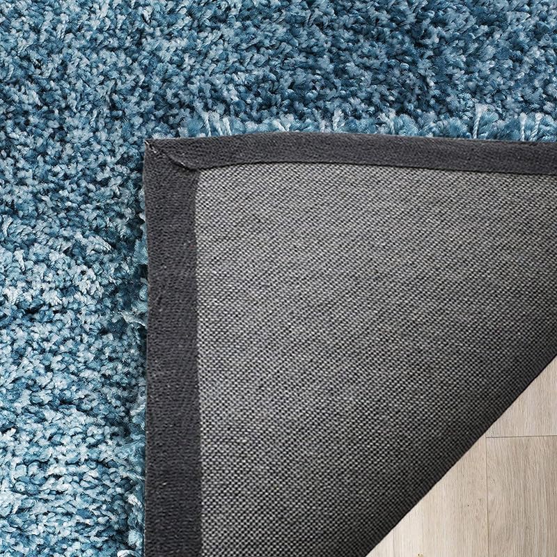 Image of SAGON Anti-Skid Shaggy Carpet Rug for Home | Ultra-Soft Plush Floor Mat for Living Room & Bedroom | Non-Slip, High-Density, Cozy Luxury Decor| 6 x 9 Feet Sky