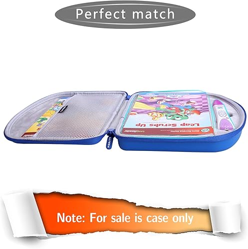 Miniatura 8 de LTGEM - Funda rígida para sistema de lectura y escritura Leapfrog LeapReader, color azul