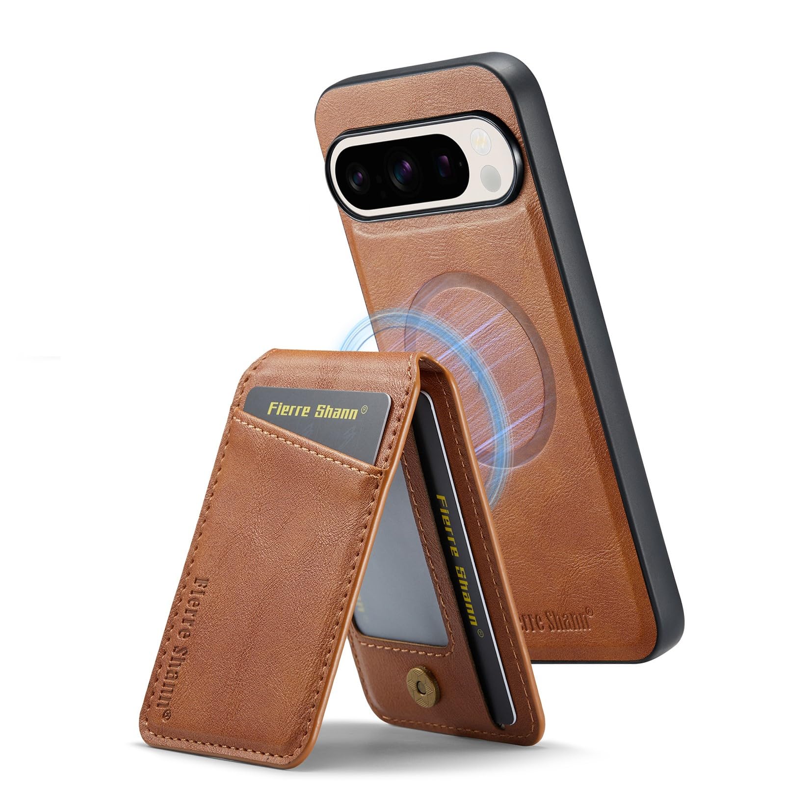 Amazon.com: Wallet Case for Google Pixel 9 / Pixel 9 Pro, Magnetic