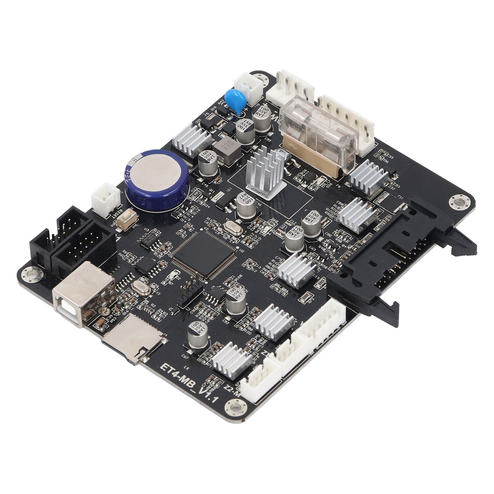 Aramox 3D-Drucker-Motherboard, 32-Bit-3D-Drucker-Steuerplatine mit STM32F407, 8 Bis 35 V Eingang, Offline-Upgrade, A4988-Treiber, für Benutzer von Anet ET4-Druckreparaturen