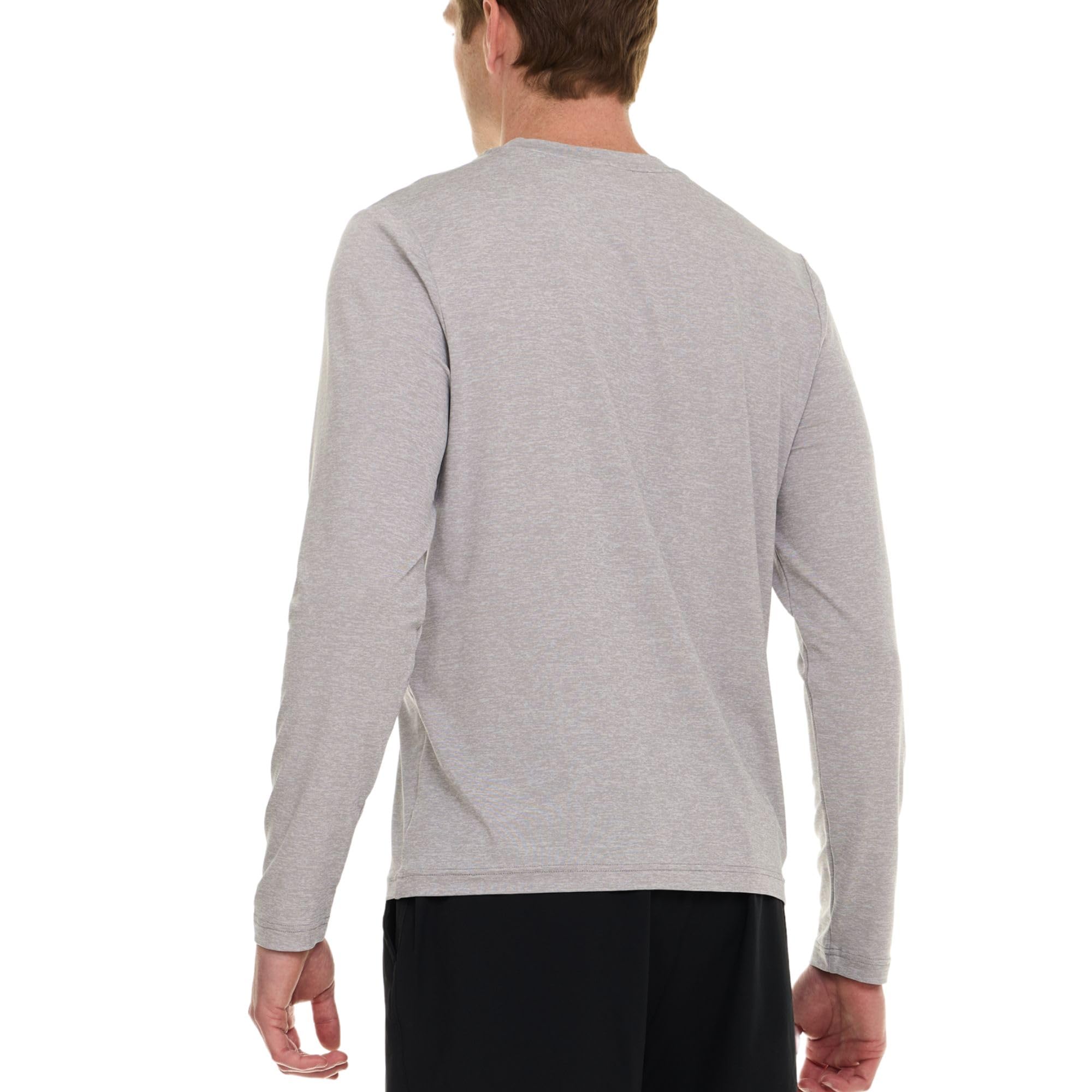 Reebok Rashguard da uomo a maniche lunghe