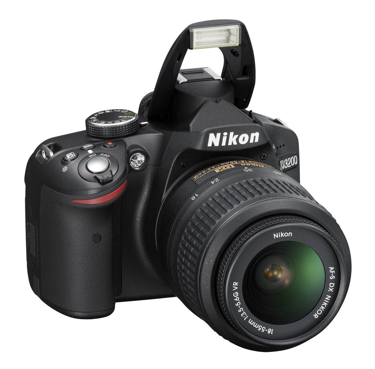 Nikon D3200 Digital SLR Camera with 18-55mm VR Lens Kit - Black (24.2MP) 3 inch LCD - Image 5