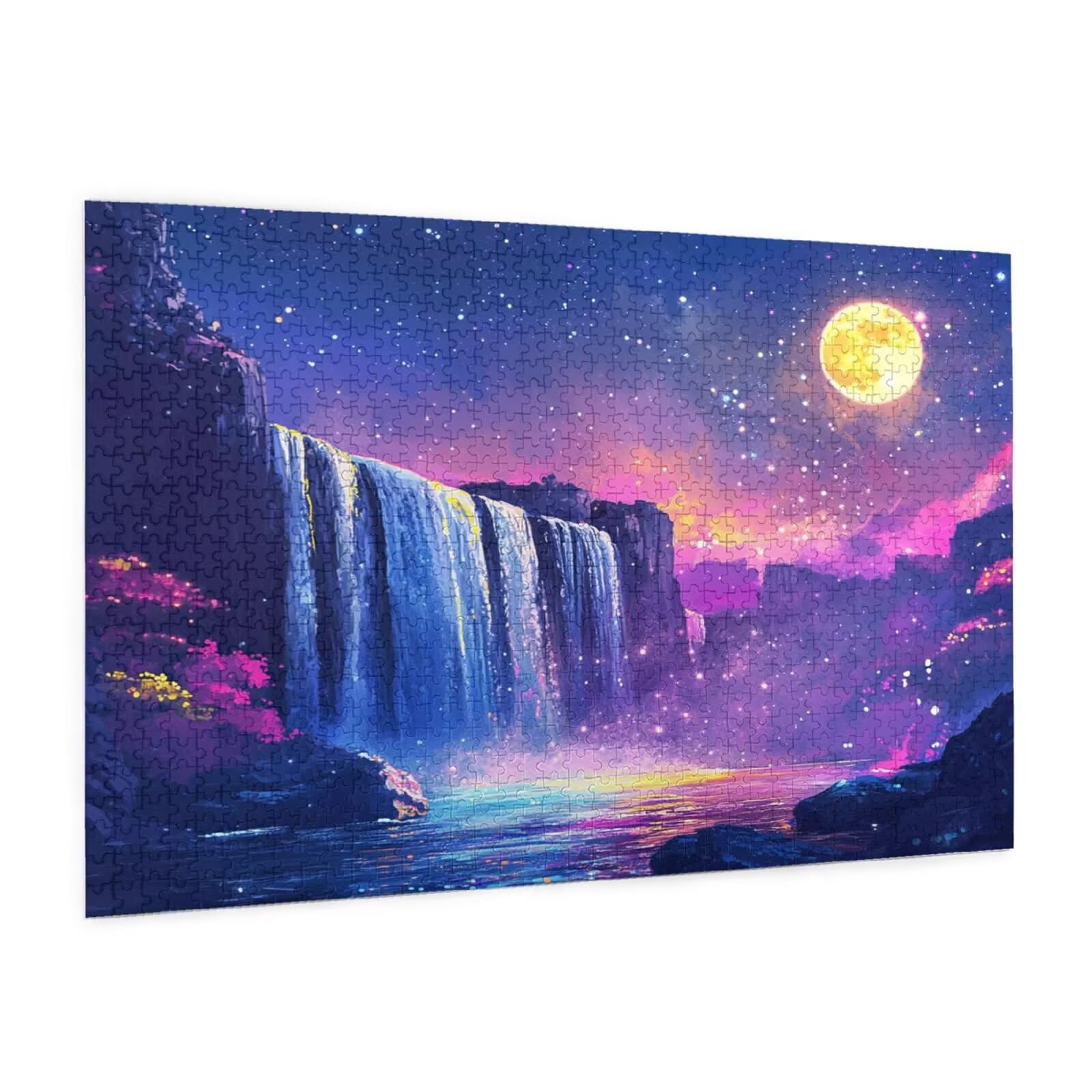 Puzzle fantastyczne 1500 elementów, krajobraz, puzzle dla dorosłych, z pudełkiem na prezent, duże drewniane puzzle dla dorosłych, gra zręcznościowa dla całej rodziny, prezenty dla kobiet, 87 x 57 cm