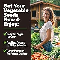 Vista 5 de 15 semillas de verduras autóctonas – Más de 7,000 semillas de supervivencia y equipo esencial de preparación de emergencia, semillas de verduras sin