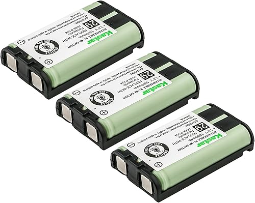 Kastar Paquete de 3 baterías de repuesto tipo 29 para Panasonic HHR-P104 HHR-P104A 23968 439024 439025 KX-TG2302 KX-TG230 KX-TG2312 KX-TG2355W