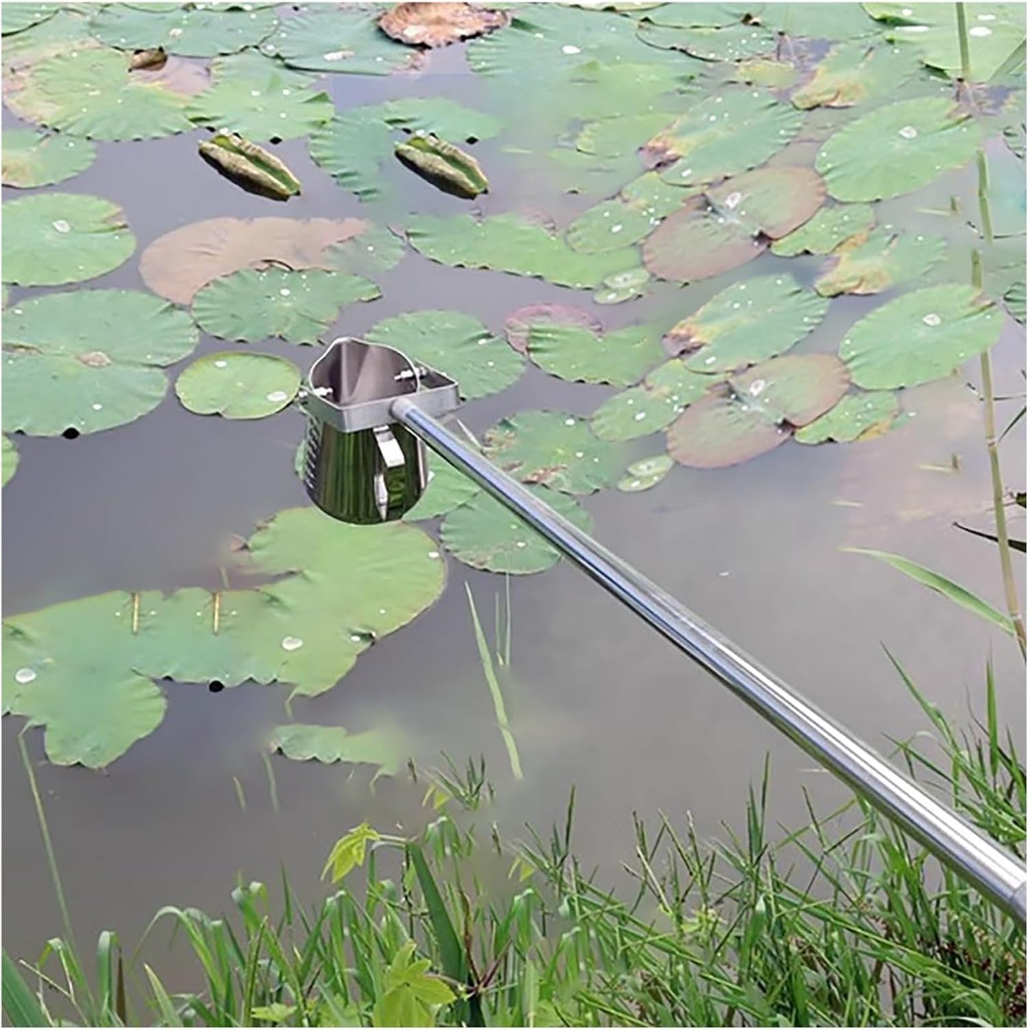 Tige d'échantillonnage d'eau télescopique en acier inoxydable de 1000 ML avec gobelet à pendule