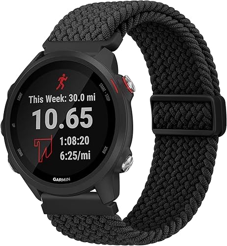 Meliya Correa de reloj Garmin Forerunner 24564555158 para mujeres y hombres, correa de repuesto de nailon suave de 0.787 pulgadas para Garmin Venu