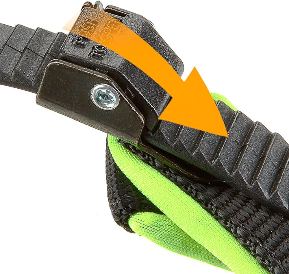 Ferplast Harness for Medium-Sized Dogs AGILA Fluo 4 Dog Harness with Soft Padding, Quick Release and Attachment System, Chest Size 44-52 cm. Yellow