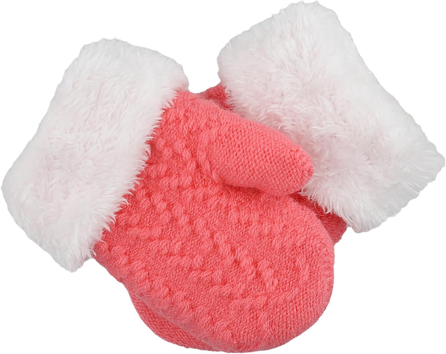 FGSS Kids Winter Knit-Mittens Toddler Warm Thick Fleece Gloves Cold Weather Soft Stretch Mittens for Boy Girls (2-6Yrs) - Image 3