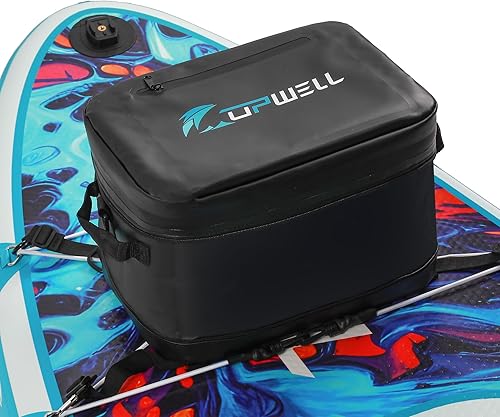 UPWELL Accesorios para paddleboard SUP, bolsa de cubierta de PVC, bolsa seca de tabla de remo de PVC, bolsa de 30 latas para tabla de remo, kayak,