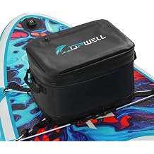 UPWELL Paddle Board Accessories, Waterproof SUP Cooler Bag with TPU Zipper, PVC Dry Bag, 30 Cans Surf Kayak Cooler Bag for Paddle Board, Kayak