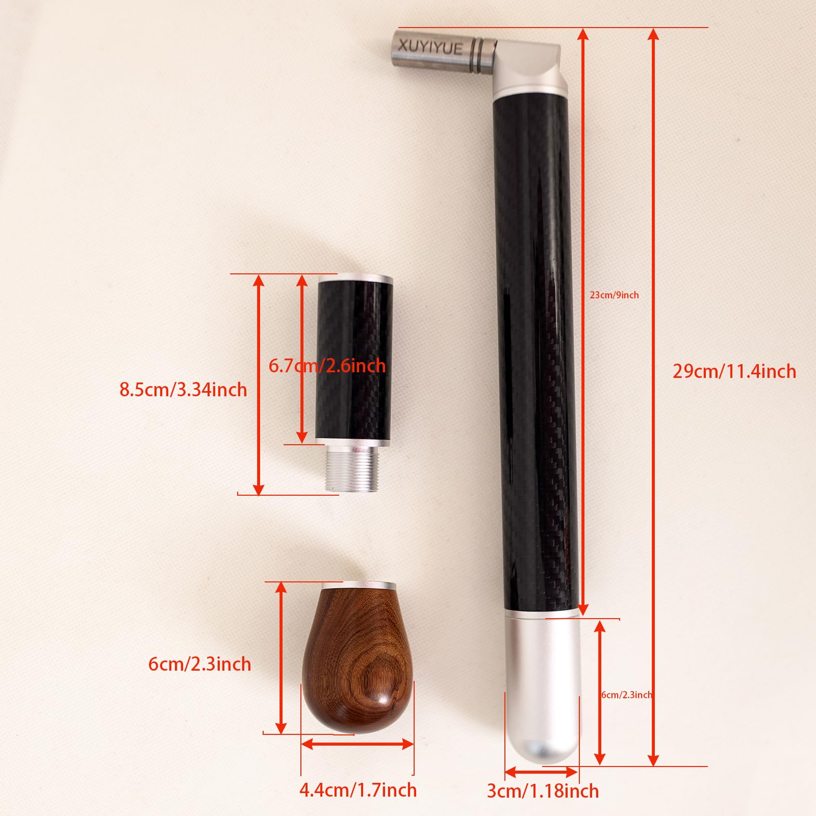 Klavier-Stimmwerkzeug, Stimmschlüssel, Klavierhammer, Karbonfaser-Material, professionelles Klavier-Stimm-Set
