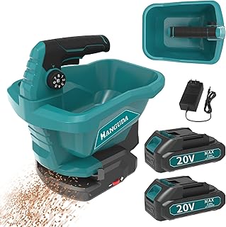 20V Electric Lawn Seed Spreader with Adjustable Speed