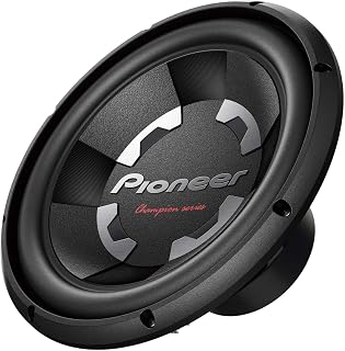 Pioneer TS-300D4 - Subwoofer con doble araña y montaje del motor como catalizadores, color negro