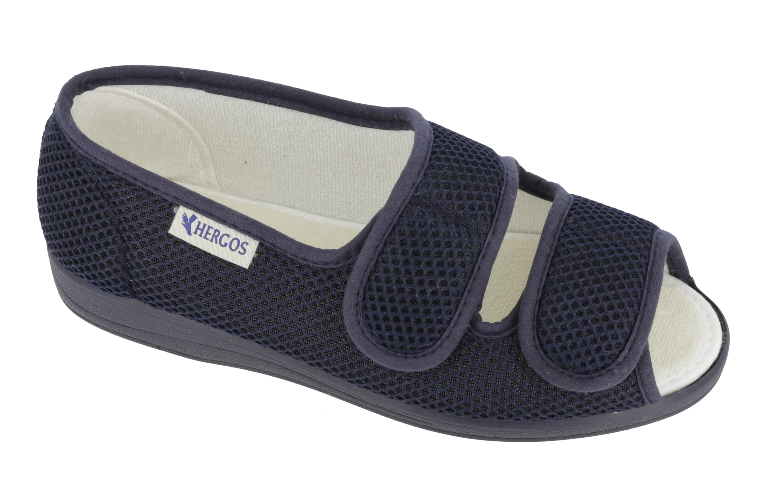 Hergos H044 - Sandali ortopedici pantofole sanitarie unisex, scarpe ortopediche traspiranti con chiusura a due strappi, sandali per riabilitazione per DONNA e UOMO