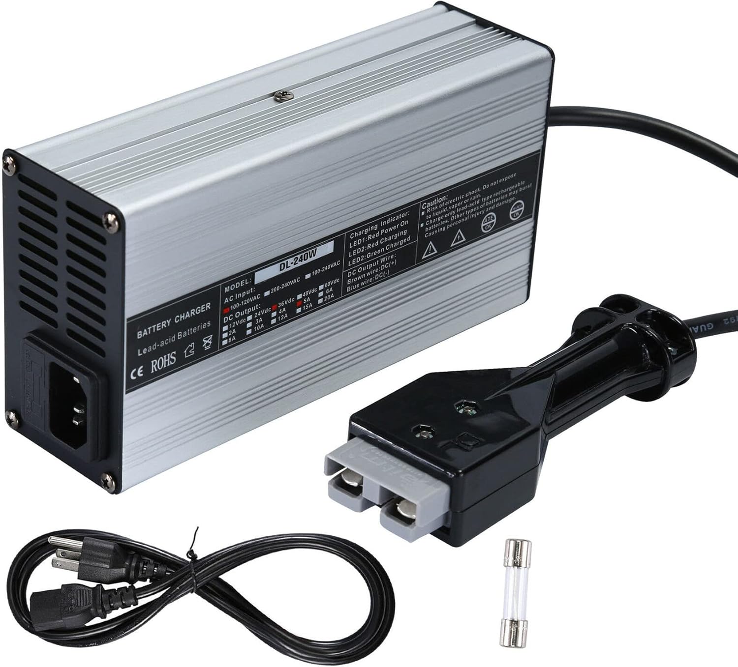 36V 5A Golf Cart Battery Charger Replacement for Star EZGO Club Car DS EZgo TXT