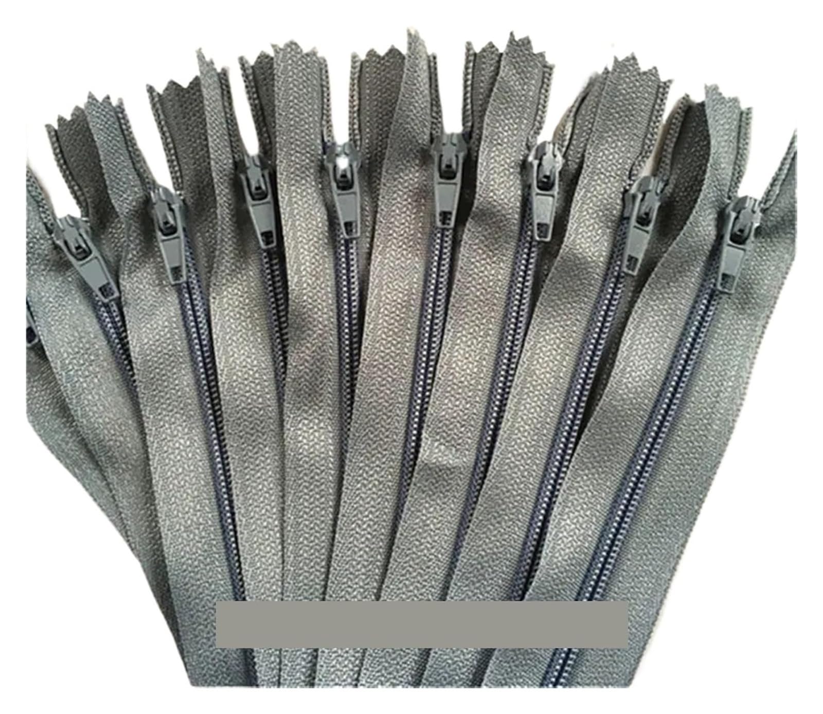 20pcs Closed End Tailor Sewing Craft (3-40 Inch 7.5-100 CM(Grey)