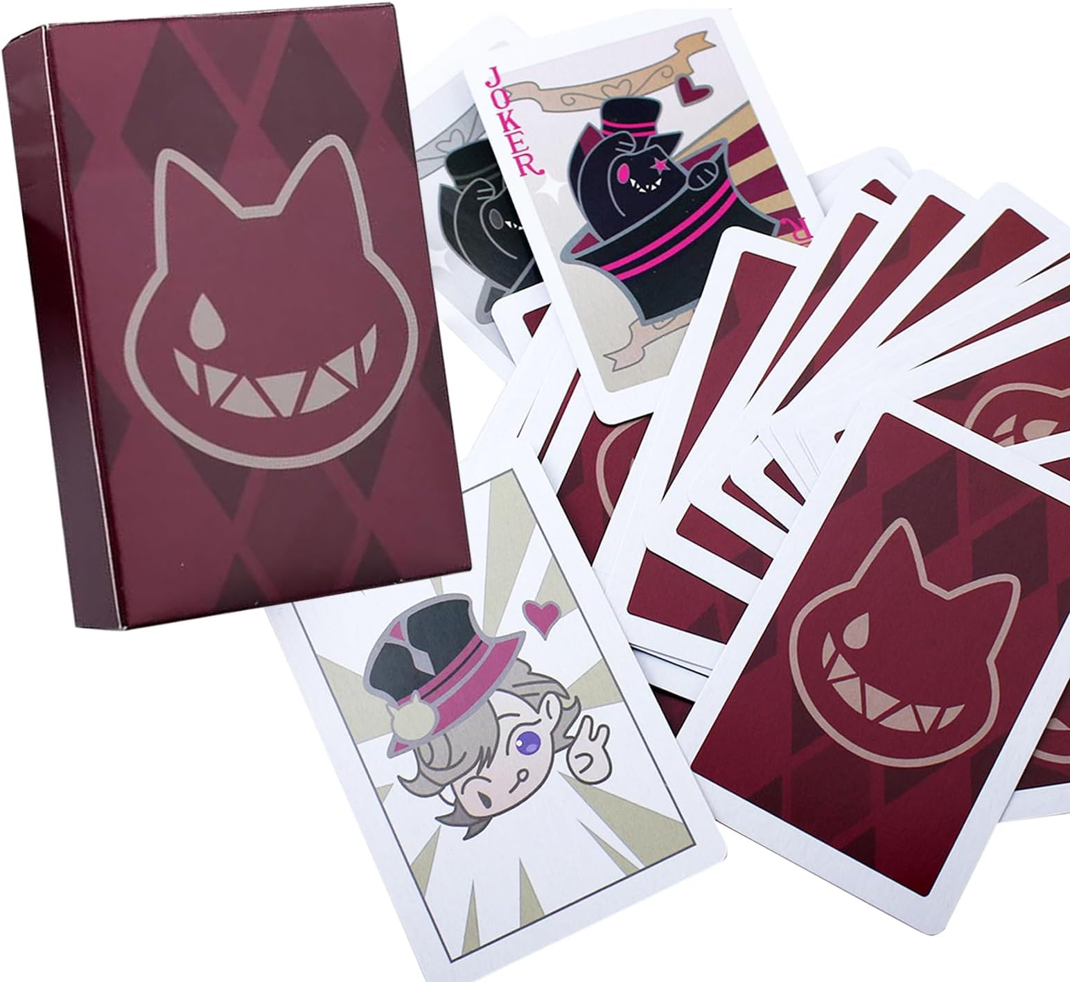 PFKXQBXCPFKXQBXC Genshin Impact Themed Playing Cards, 55 Character-Themed Playing Cards for Fans, Gifts for Genshin Impact Players