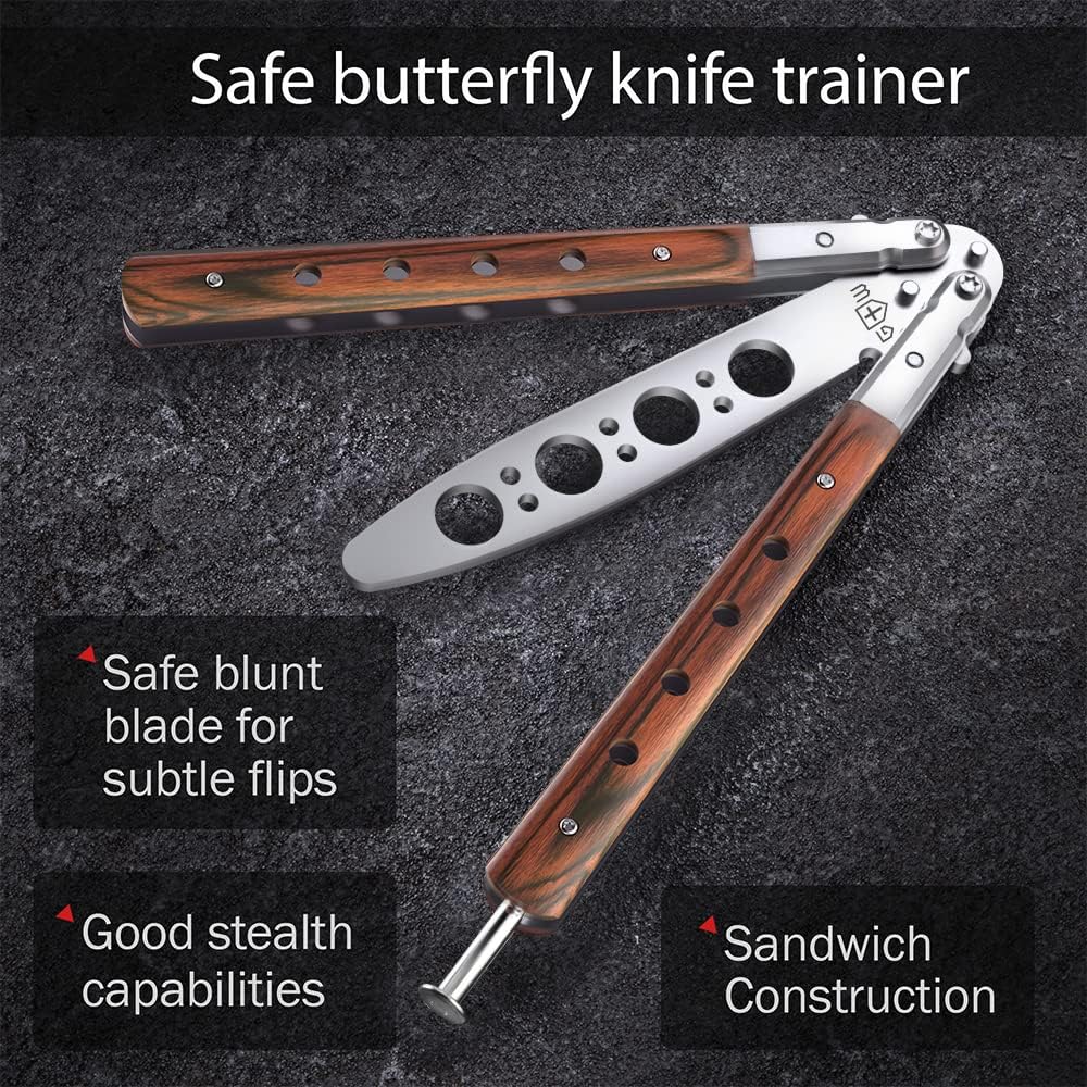 Butter Fly Trainer with Wood Handle -K12