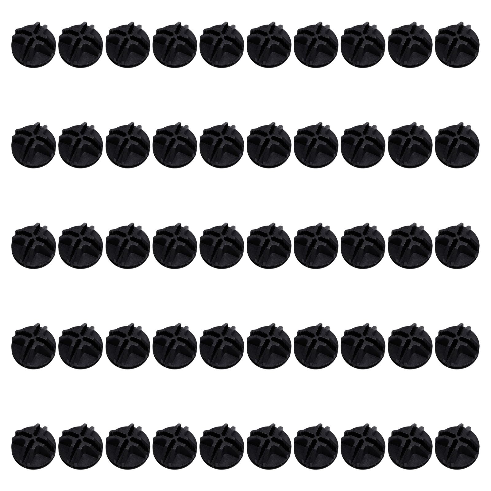 Msioytog 100Pcs Cube Connectors Interlocked Clips for Storage Shelves Modulars Organizers Black Clasp Buckles Cube Connectors
