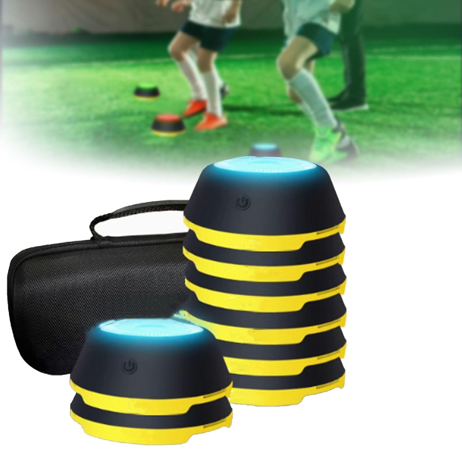 LjyAeono Reaction Training Light for Boxing and Fitness, This Smart Light Improves Reaction Speed, Agility and Cognitive Brain Training 8lights