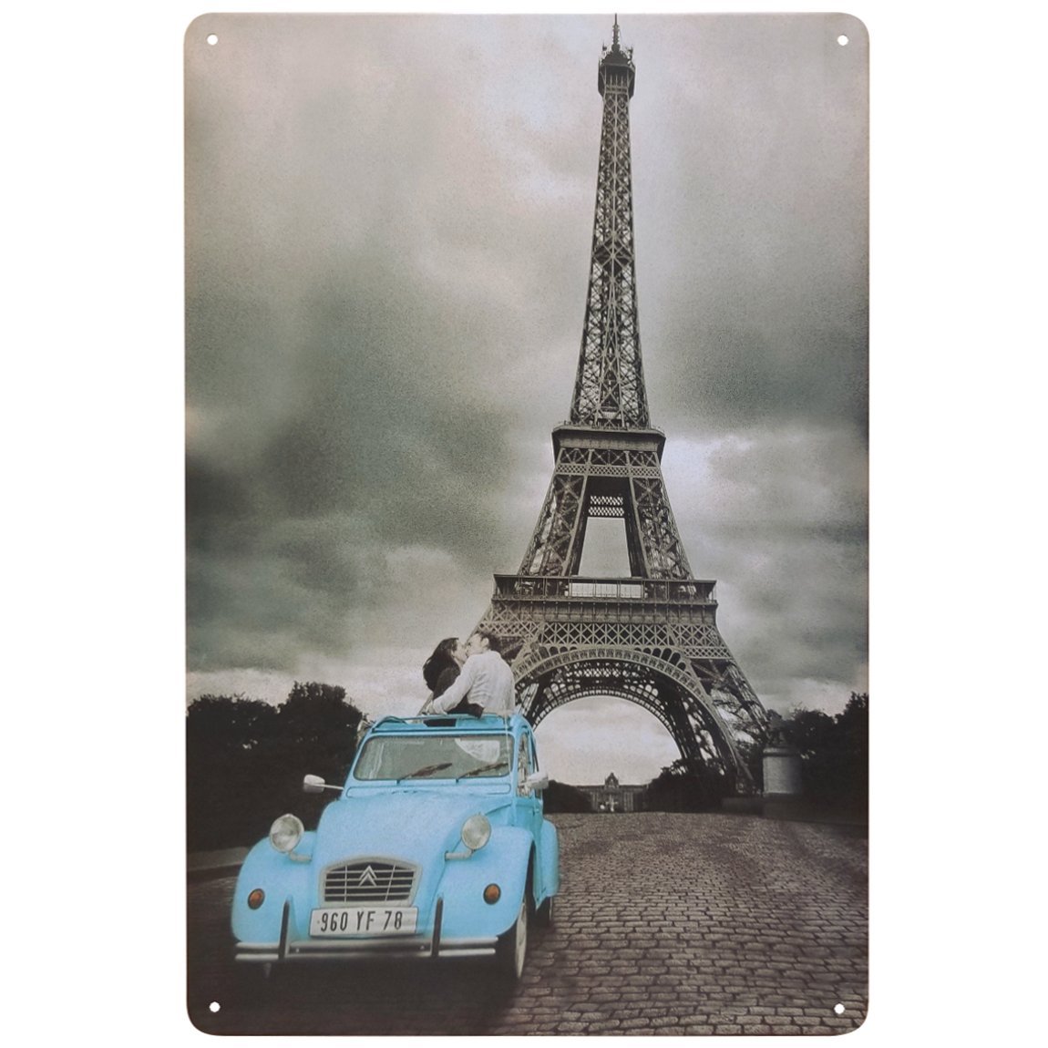 Amazon.co.jp: [ファン] Fun! ブリキ看板 エッフェル塔 kt ポスター