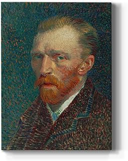 Renditions Gallery Self Portrait (1887) by Vincent Van Gogh Printed, Famous Painting Reproduction, Premium Gallery Wrapped Canvas Décor, Ready to Hang, 16 in H x 20 in W, Made in America Print