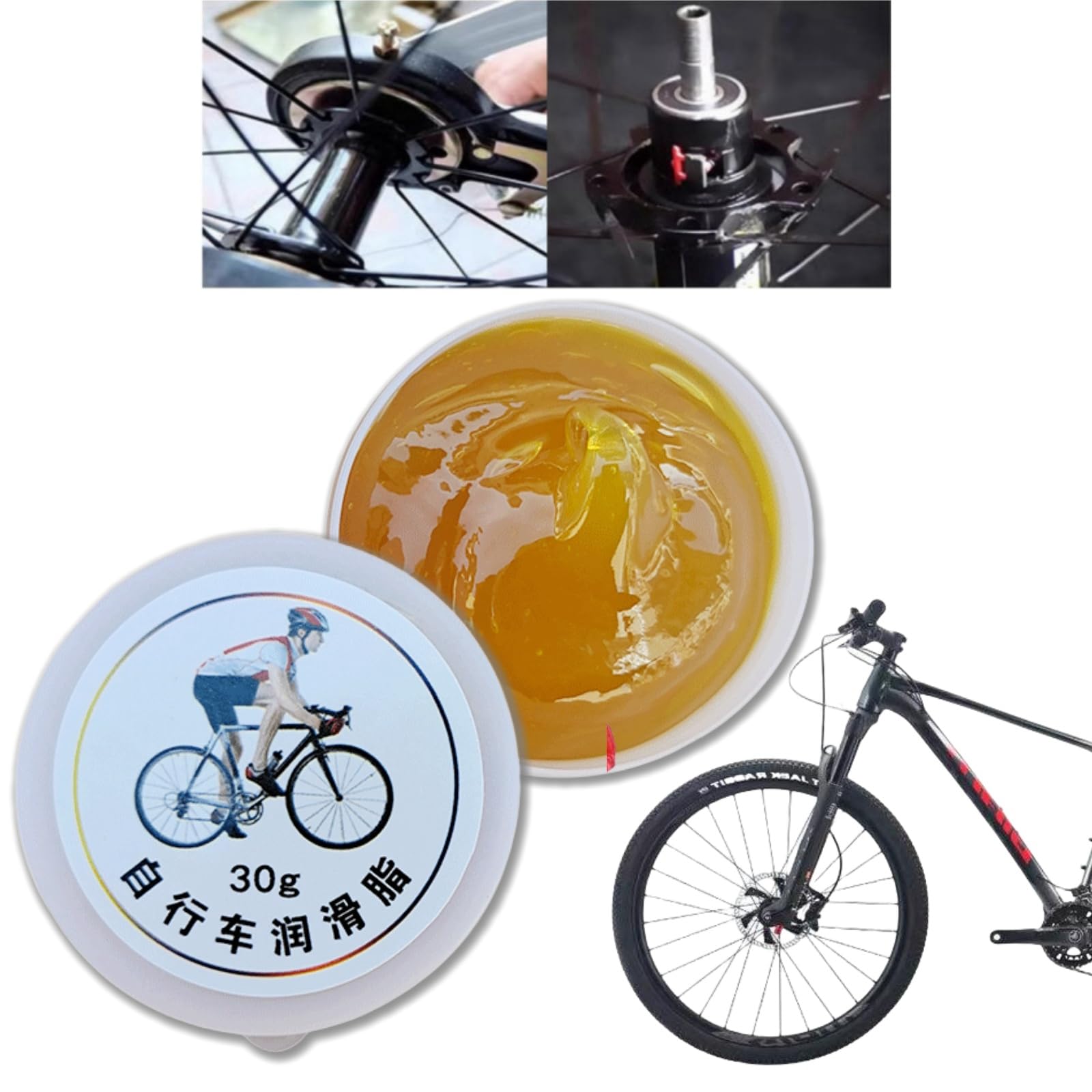 30g Multi-Purpose Metal Lubricant for Bikes & Cycles, High Temp Brake & Wheel Bearing Grease