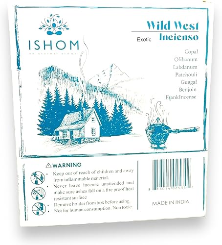 Miniatura 2 de Incienso exótico Ishom 7 Wild West Incienso con soporte