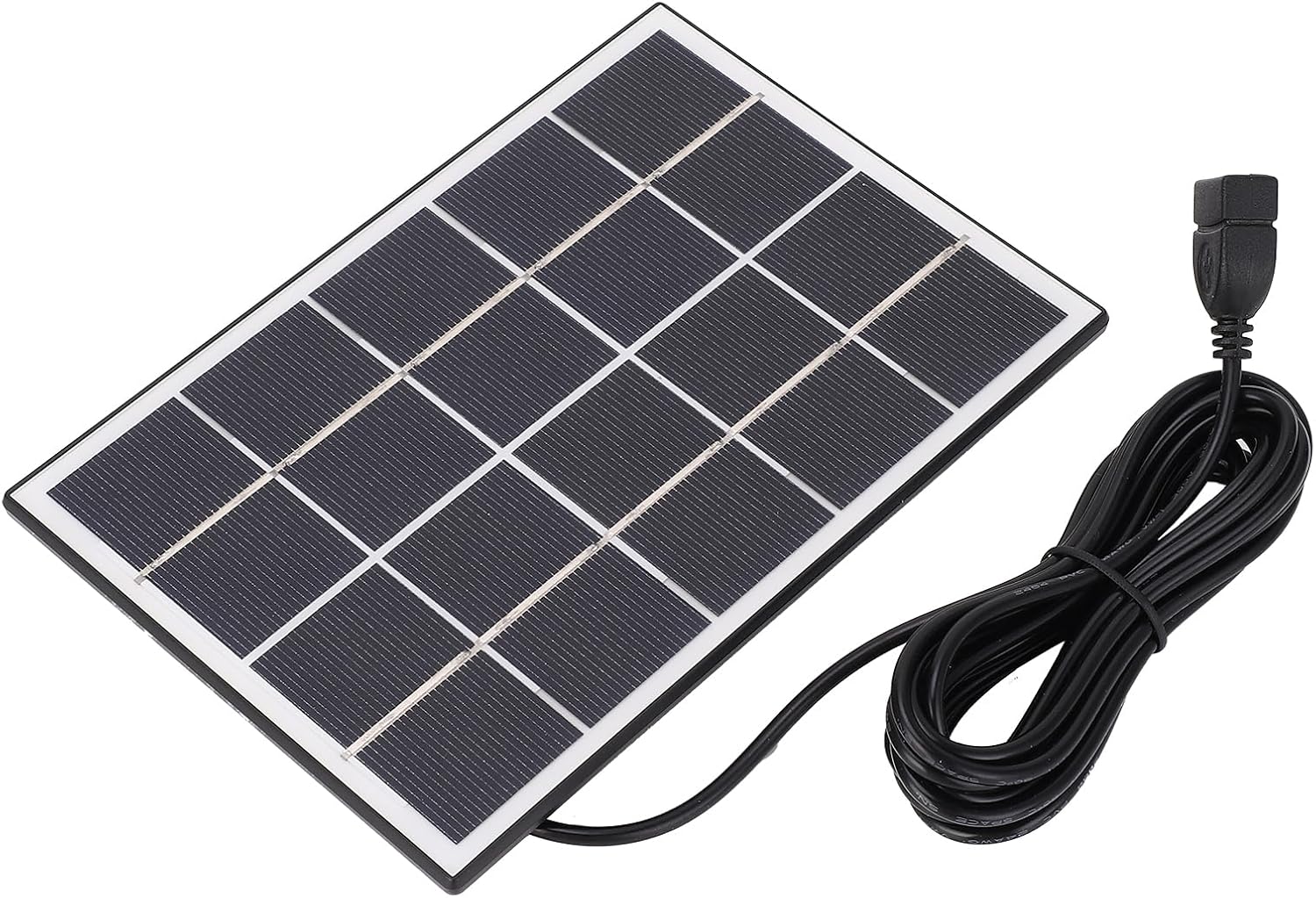 Alomejor Solar Fountain, 4W 5V USB Solar Panel Kit with Dry Run Prevention and Clear Spray, for Outdoor Garden Backyard Patio