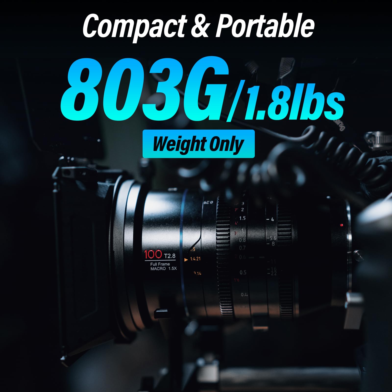 Amazon.com : SIRUI 100mm Jupiter Macro T2 Full-Frame Cine Prime  