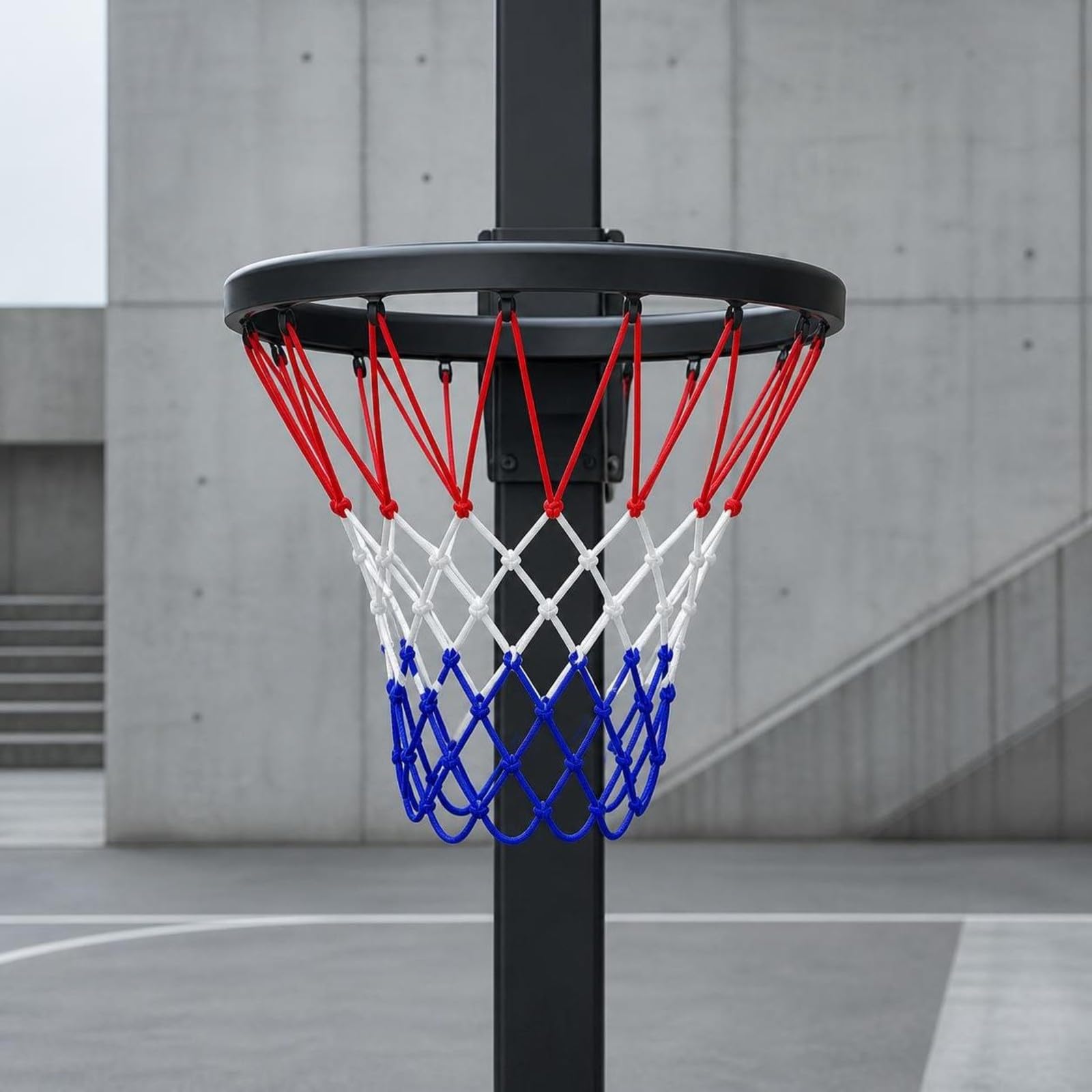 Baloncesto con Red Portátil | para Inriores y Exriores, Patios, Estudians