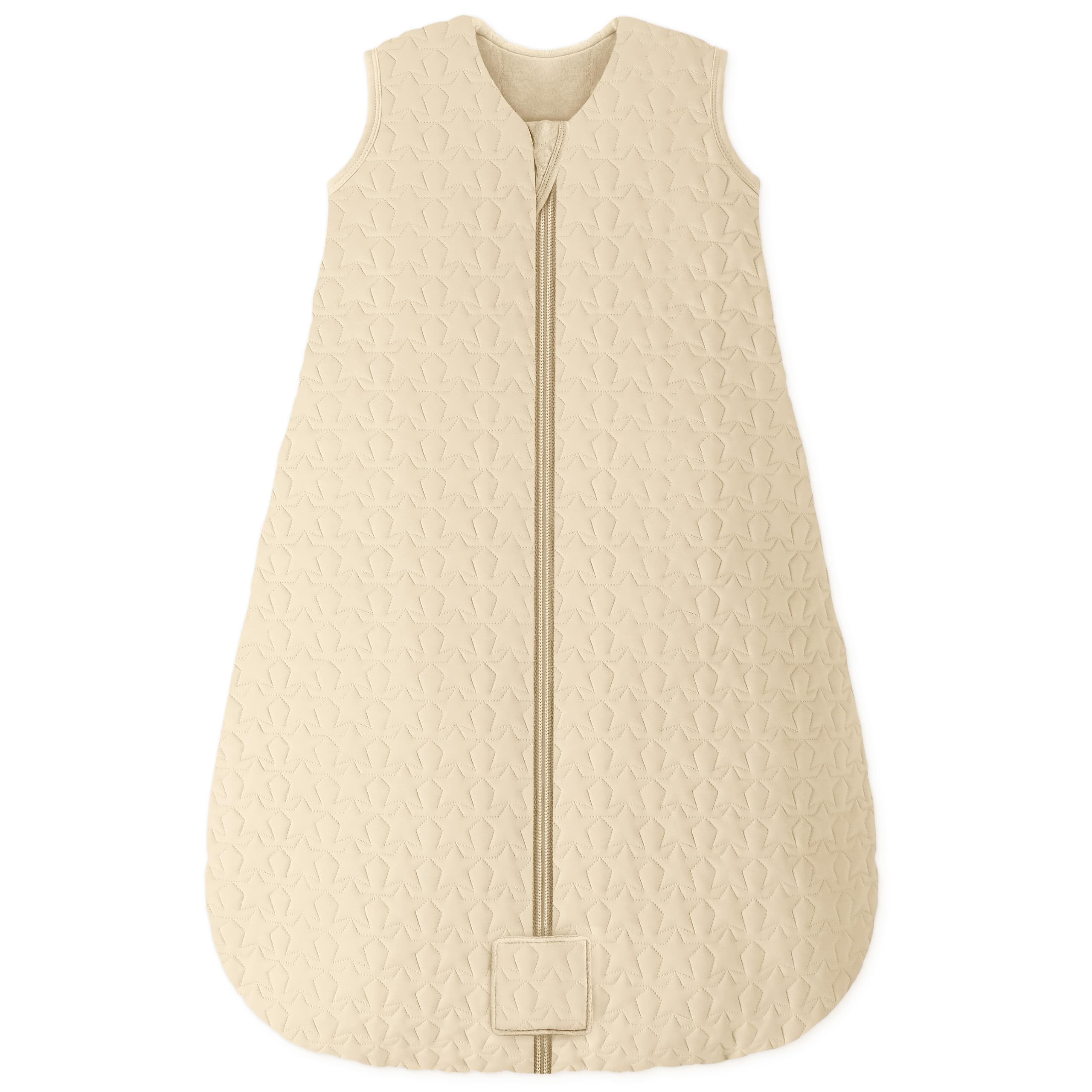 Unnivoll Sacco Nanna Invernale 0-6 Mesi - Sacco Nanna Neonato 2,5 Tog per Bambini, Tessuto 100% Cotone, Primavera Estate Inverno Autunno Albicocca