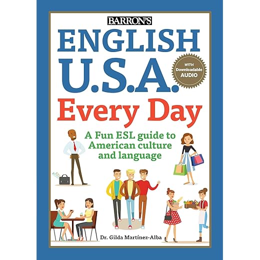 English U.S.A. Every Day With Audio (Barron's Foreign Language Guides)