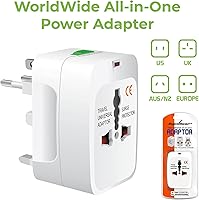 Vista 6 de El adaptador de corriente mundial funciona para Sharp FX es universal para el 90% de los viajes entre US/EU/CN/AUS/NZ/UK