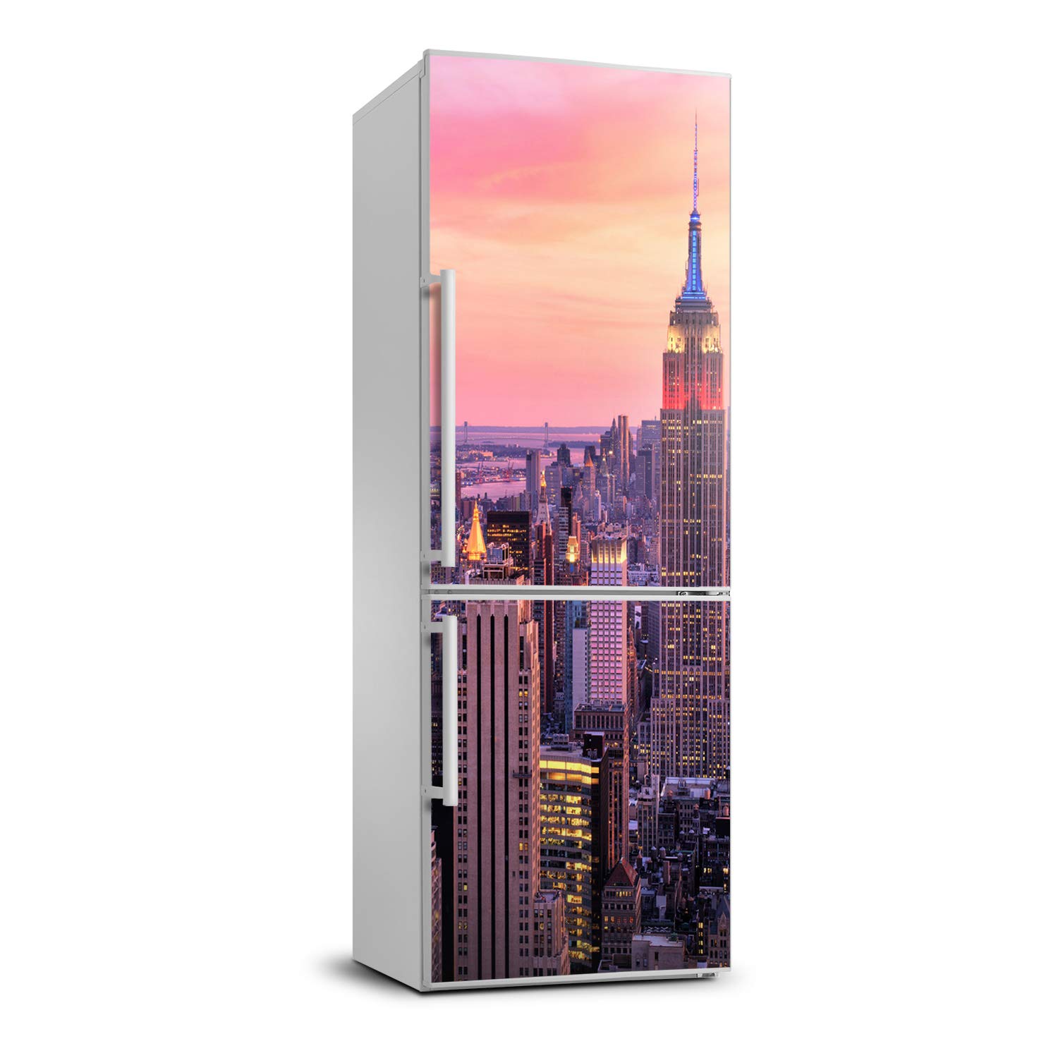 Pegatinas para refrigerador de Nueva York de 60x180 cm para decorar tu cocina urbana