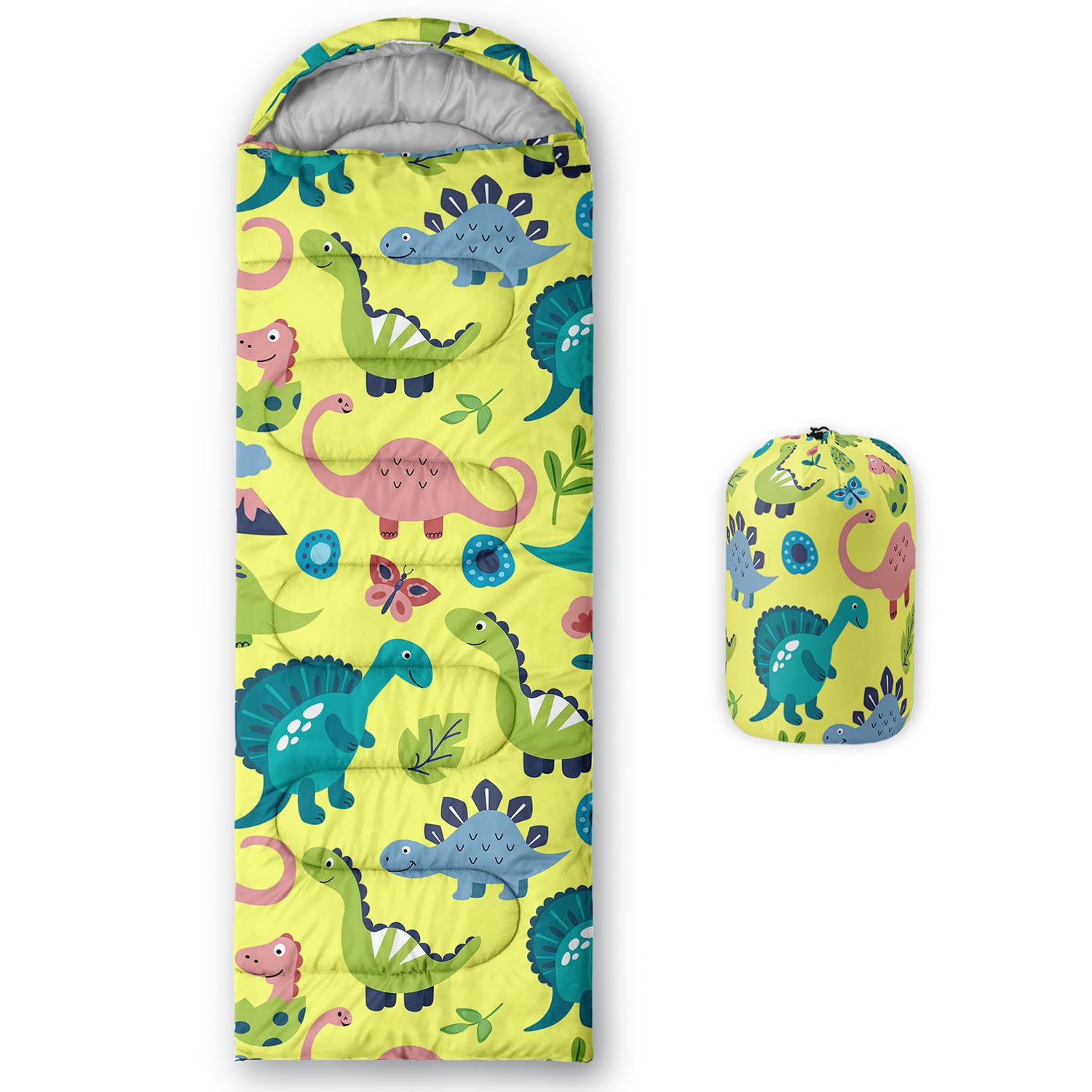 Sleeping Bags for Adults and Kids Backpacking Camping Sleeping Bags for Girls and Boys Lightweight Waterproof Cold/Warm Sleeping Bag for Season