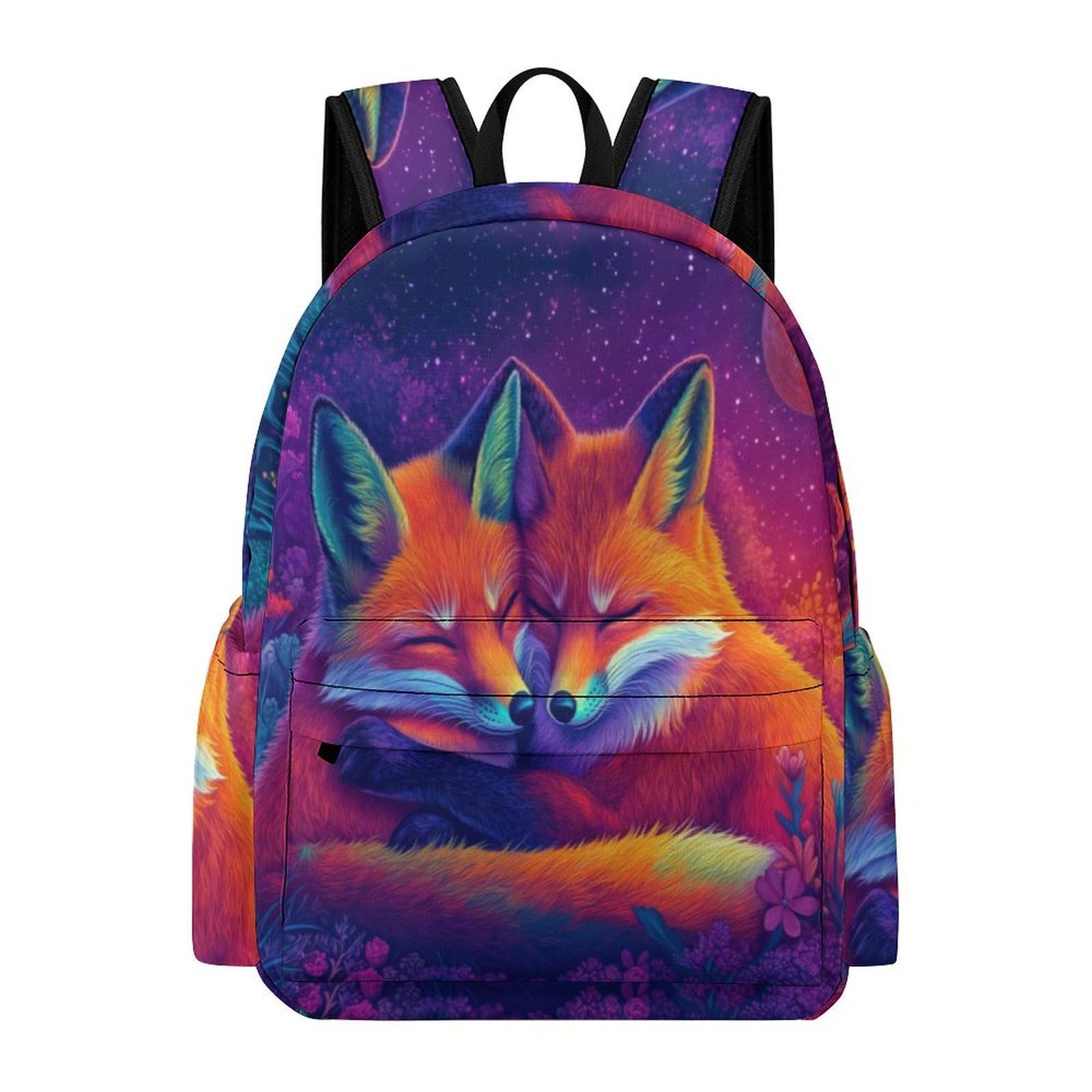TPISLI Teens Fox Couples Daypack for Boys Girls 11-16 Years Trendy Lightweight Animal Motif Back pack for School Trips School Season Gift, Everyday Carry Large Capacity — image 1