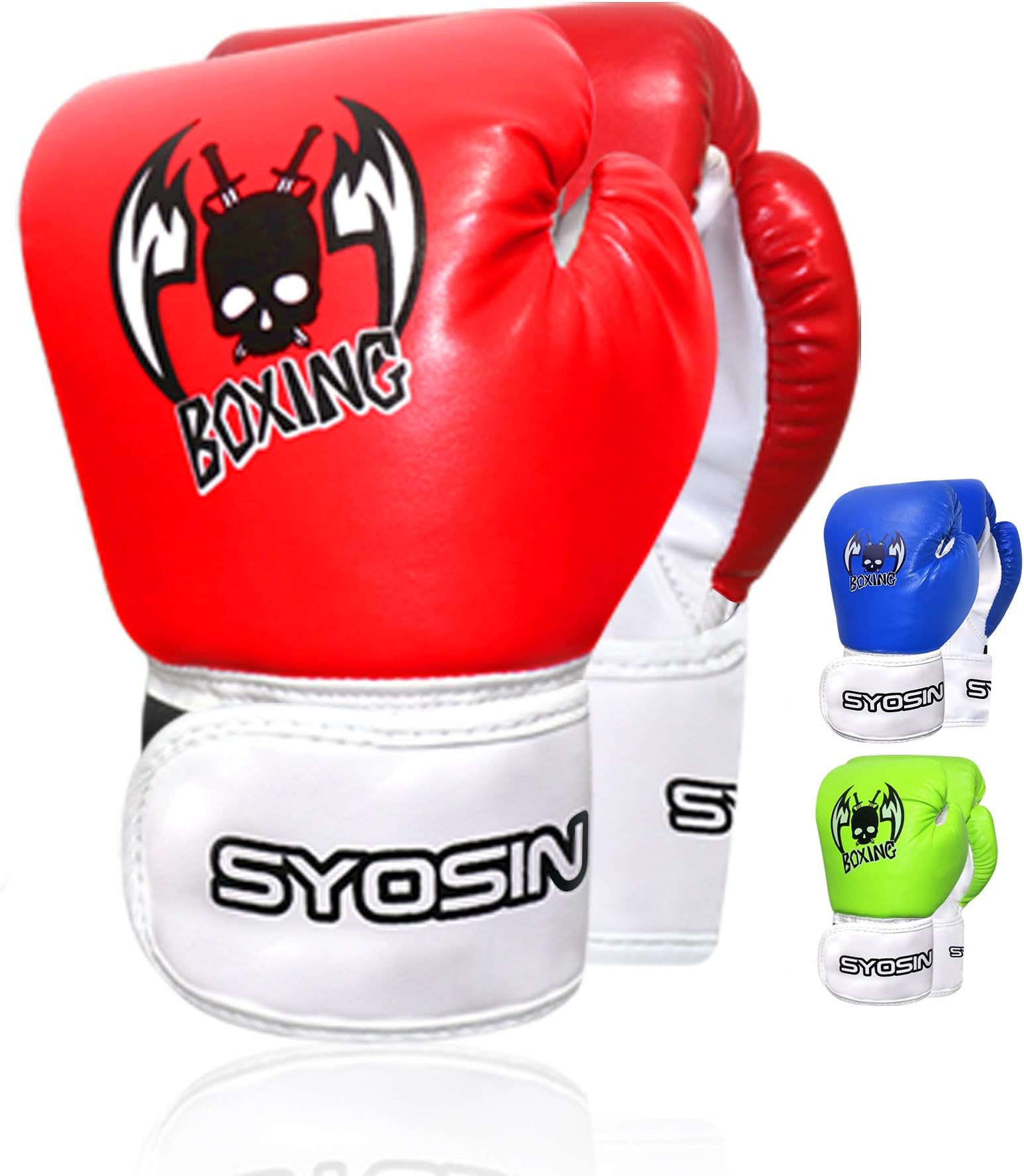 Kid Boxing Gloves 4 Oz Children Cartoon Sparring Boxing Toddler Training Gloves PU Leather for Age 3 to 12 Years