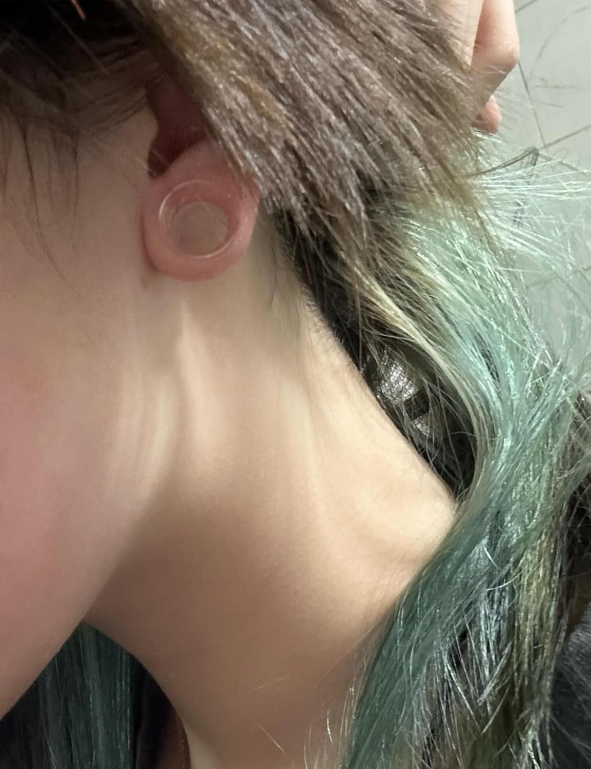 6G-50mm Acrylic Thin Gauges for Ear lightweight Tunnels Clear Black White Double Flared Ear Flesh Plugs Tunnels Earrings for Women Men - Image 6