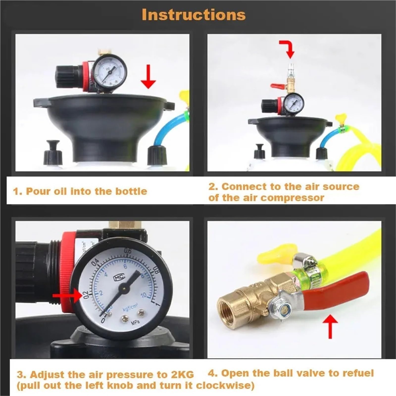 Extractores de fluidos De líquido de aceite de bomba de fluido de coche de líquido de jeringa Compatible con bomba de transmisión de bomba de aceite coche SUV camión Bomba de aceite