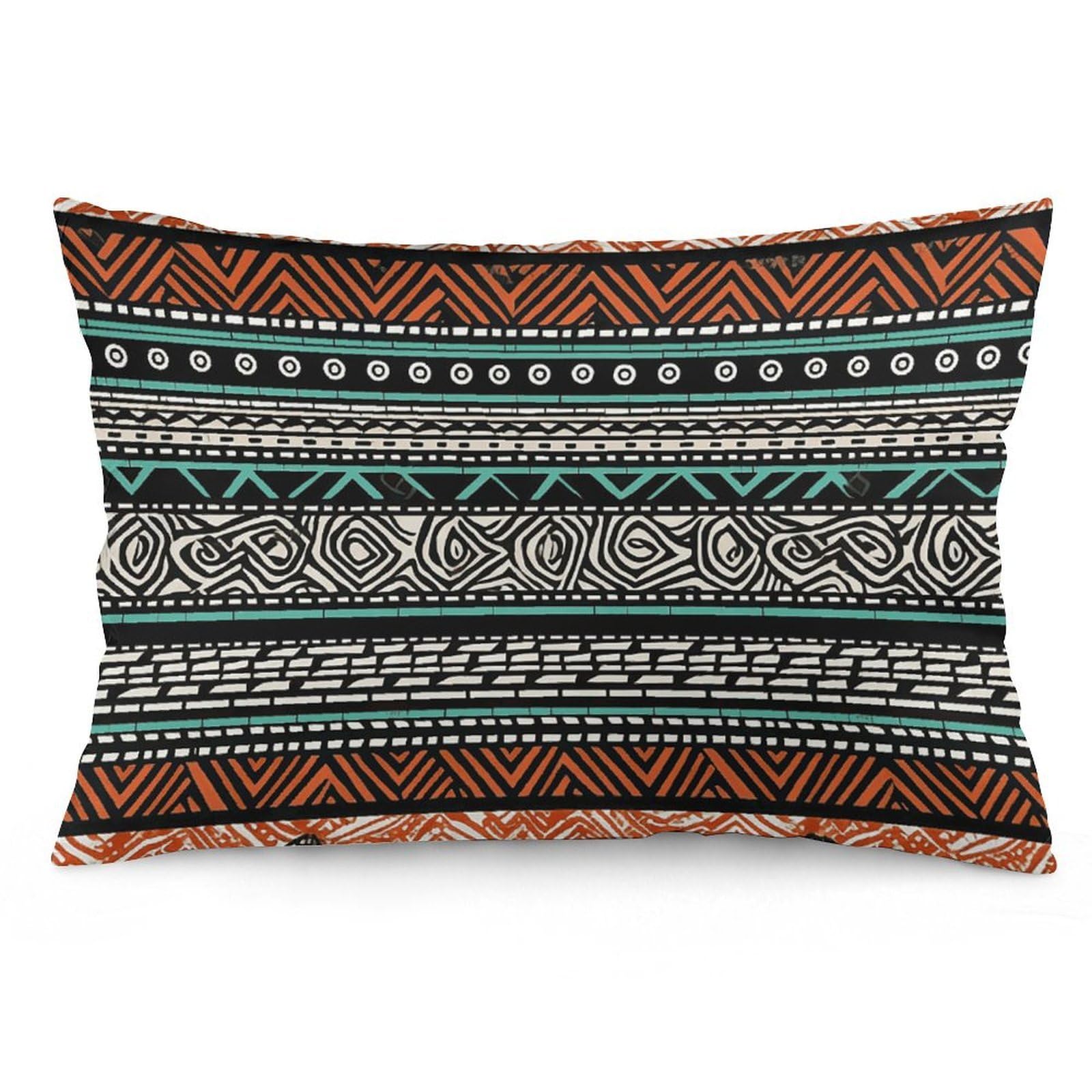 NTVOWPZO 2 Pack Decoration Throw Pillow Covers 20"x30" Pillowcases Covers Ethnic Turtle Striped Pillowcases Modern Farmhouse Home Decor Sofa Cushions Covers for Couch Bed Living Room