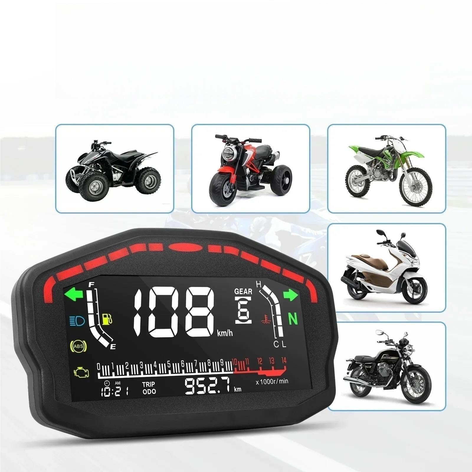 motocicleta Velocímetro Velocímetro Del Tablero De La Motocicleta