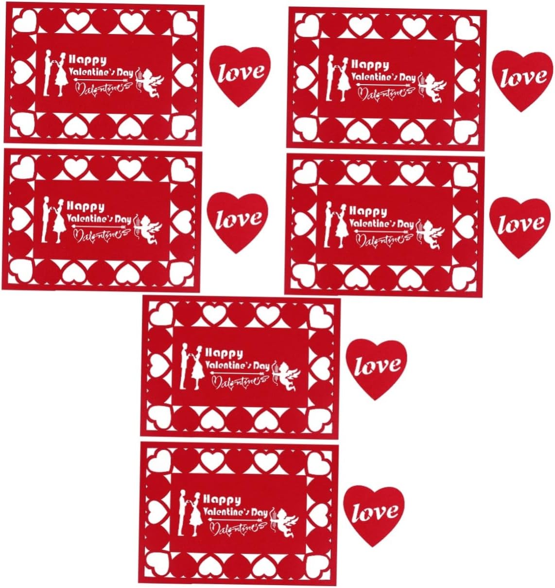 Didiseaon 12 Pcs Set Placemat Coaster Wedding Tableware Mat