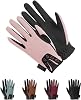 Thapower Women Horse Riding Gloves Winter Equestrian Horseback Gloves Lady Youth Girl Outdoor Star Pattern Mitts Perfect for Biking Cycling Gardening