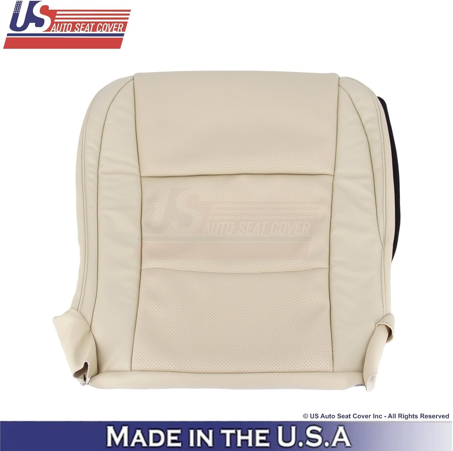2013-2018 fits Lexus ES350 ES300H Leatherette Driver Bottom Seat Cover Parchment