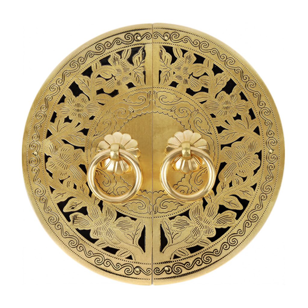 HASTHIP® Traditional Antique Brass Door Pull Handle - 140mm Brass Knob Drawer Pull for Interior Doors Cabinet Furniture Hardware, Antique Finish-picture-14