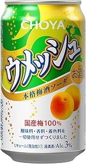 チョーヤ梅酒 ウメッシュ3%本格梅酒ソーダ 350ml×24本
