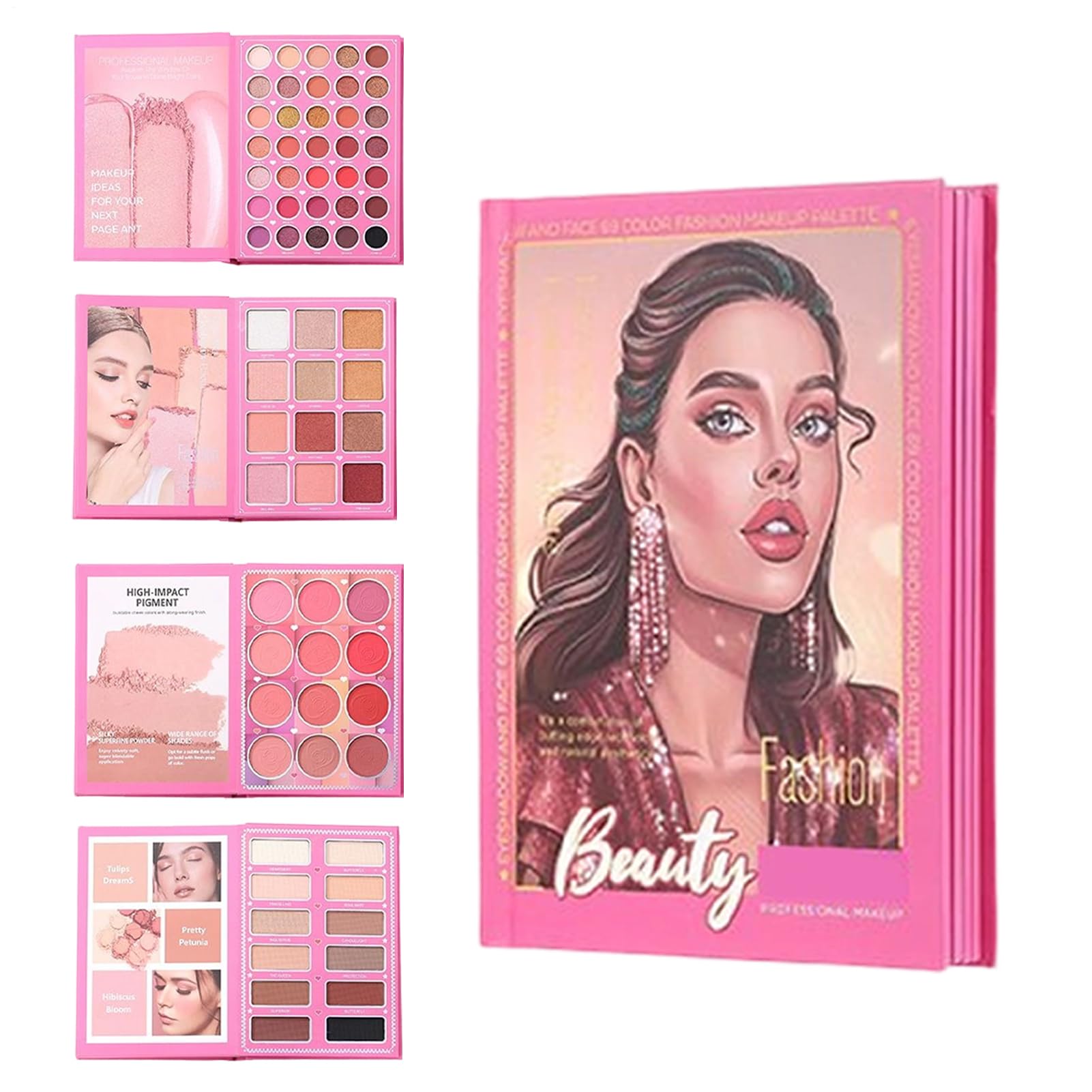 Lidschatten Palette Langanhaltende Und Verwischungssichere | Matte und Glitzer Lidschatten Palette Für Frauen Mädchen Mütter Freundinnen Outdoor Reisen Dating Und Party