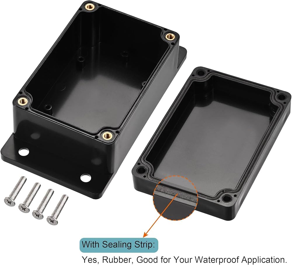 ミニ防塵ジャンクションボックス ABS 電気プロジェクト用 DIY バラ売り